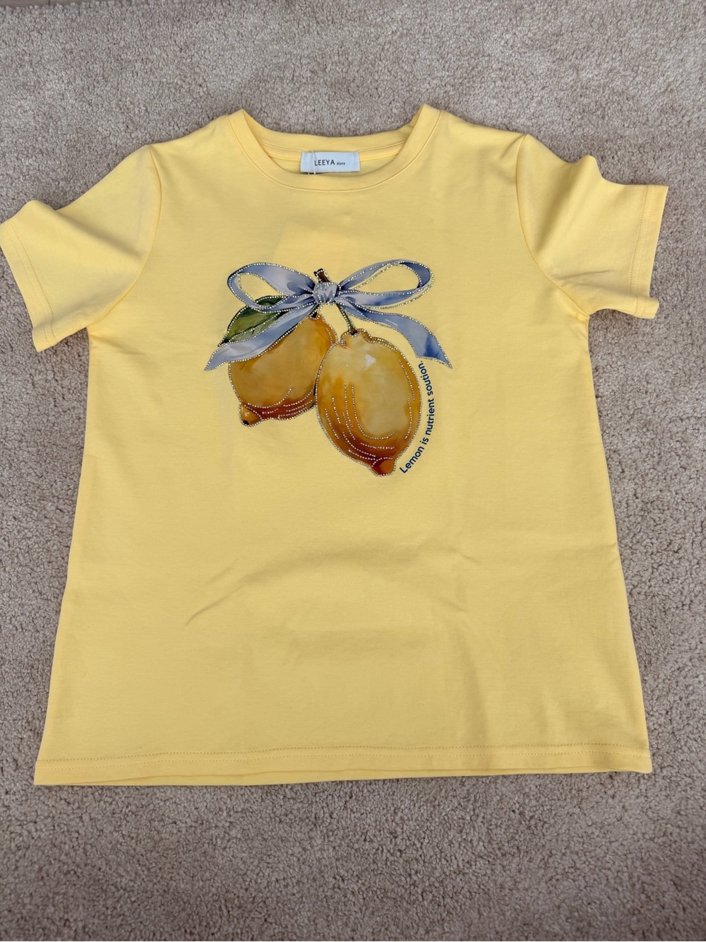 Yellow Lemon Graphic Tee